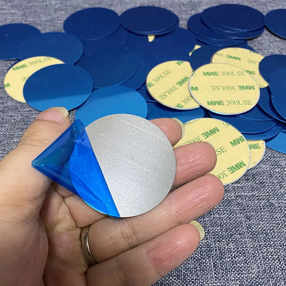 10 pieces 15/20/25/30/35/40/45/50/60/70mm circular square car phone magnetic metal plate universal patch bracket