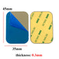 10 pieces 15/20/25/30/35/40/45/50/60/70mm circular square car phone magnetic metal plate universal patch bracket